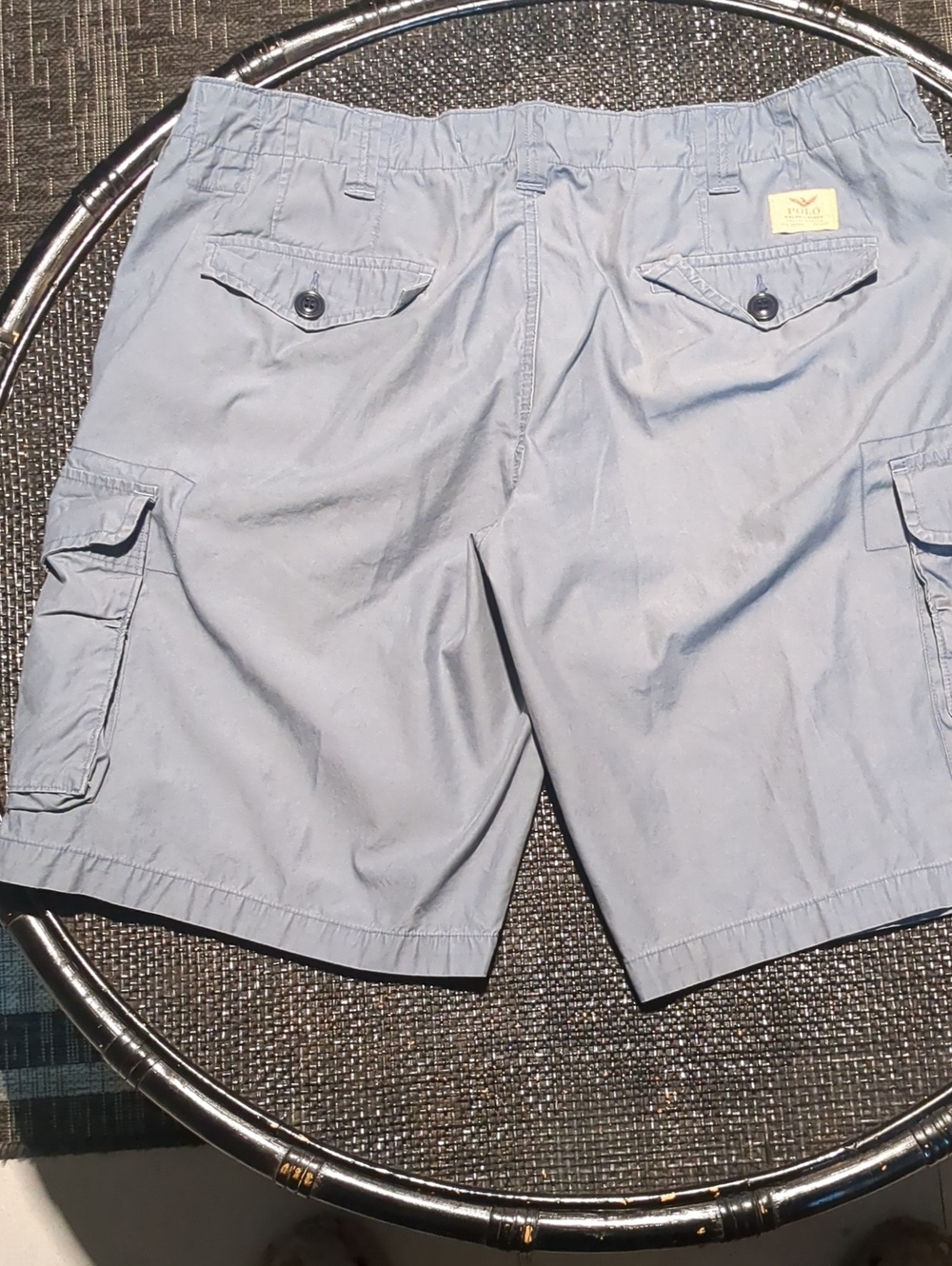 Ralph Lauren Men's Light Blue Cargo Shorts